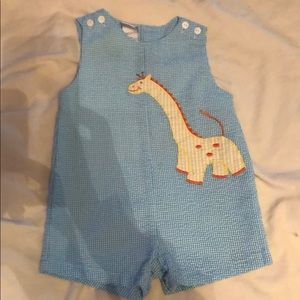 Boys Smock Jumper Giraffe